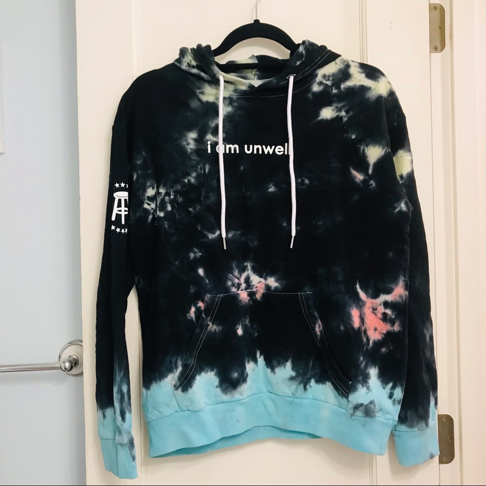 Call Her Daddy Barstool Sports I Am Unwell Tie Dye Hoodie